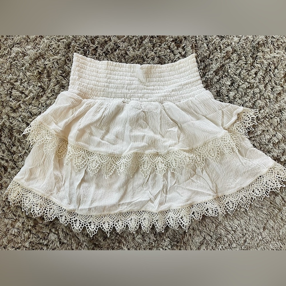 Tiered Lace Skirt